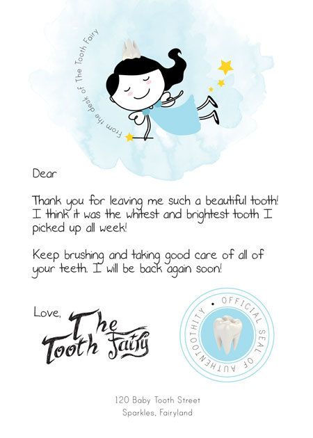printable templates tooth fairy letter